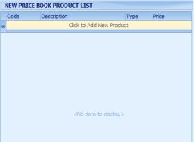 11. Price Book Products List